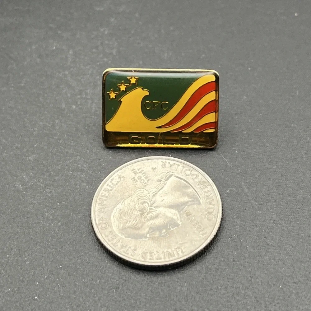 CFC Combined Federal Campaign Gold Lapel‎ Hat Pin